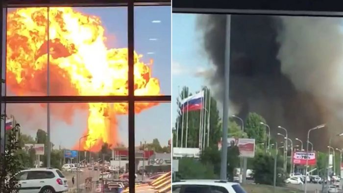 Explosión en gasolinera en Rusia deja al menos 12 personas heridas