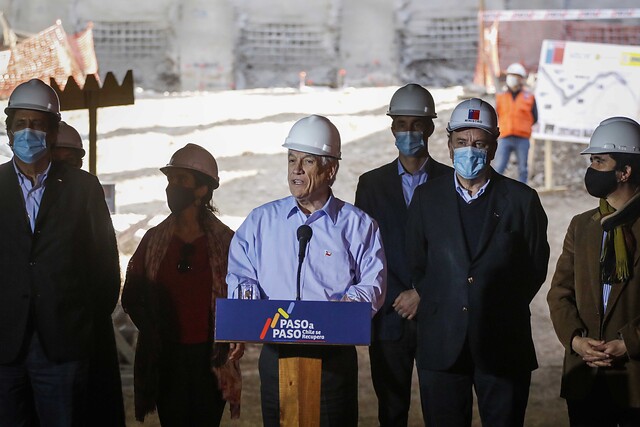 «Paso a Paso, Chile se recupera»: Piñera lanzó plan de inversiones públicas por más de US$34 mil millones en dos años