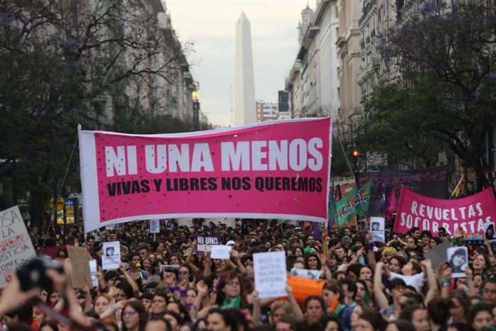 Argentina registra un feminicidio cada 34 horas en los seis meses de pandemia