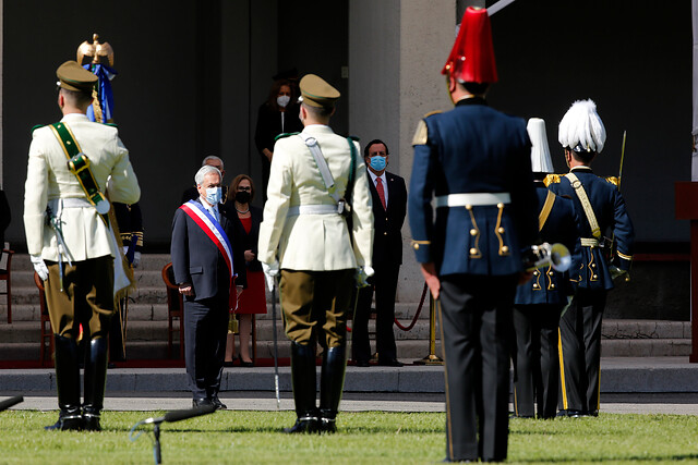 El mensaje de Piñera en defensa del resistido proyecto de infraestructura crítica en la atípica conmemoración del Día de las Glorias del Ejército