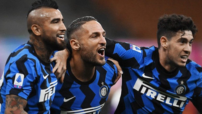 Con el estreno de Vidal en cancha: Lautaro, Lukaku y Alexis le dieron al Inter un triunfo 4-3 ante la Fiorentina