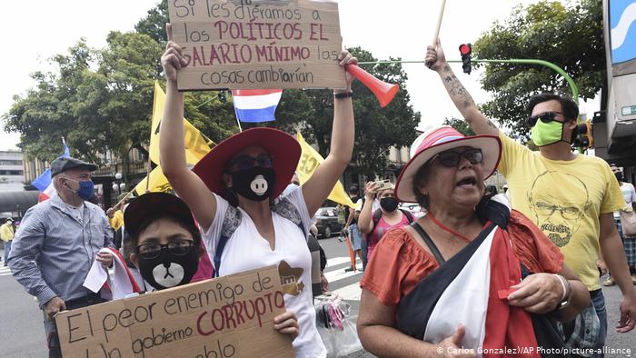Costa Rica: enfrentamientos cerca de la Casa Presidencial tras marcha