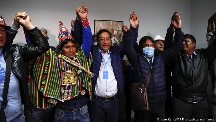 Presidenta interina felicita el triunfo de Luis Arce, candidato del MAS, y le pide “gobernar pensando en Bolivia y en la democracia”