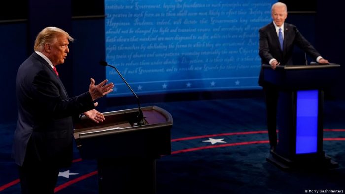 Acusaciones cruzadas en un ordenado debate entre Donald Trump y Joe Biden