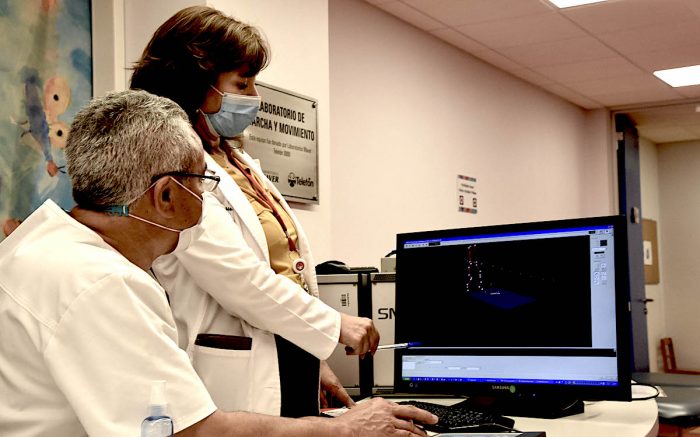 Ocho cámaras con sensores infrarrojos que ayudan a la rehabilitación