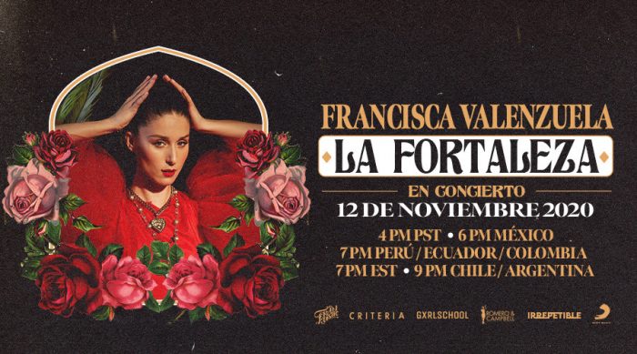 Francisca Valenzuela presentará en formato streaming el concierto de su último álbum: La Fortaleza