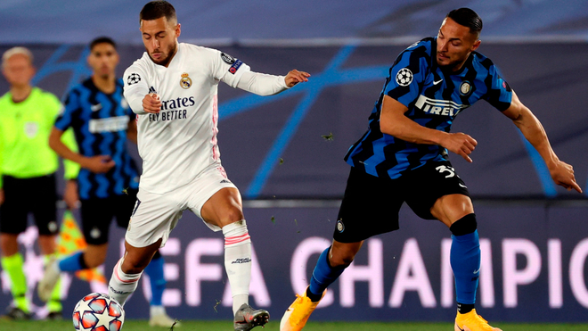 Real Madrid vence por 3 a 2 al Inter de Milán por la fase de grupos de la Champions League