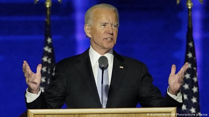 Joe Biden en su primer discurso como presidente electo: «Nuestros oponentes no son enemigos»