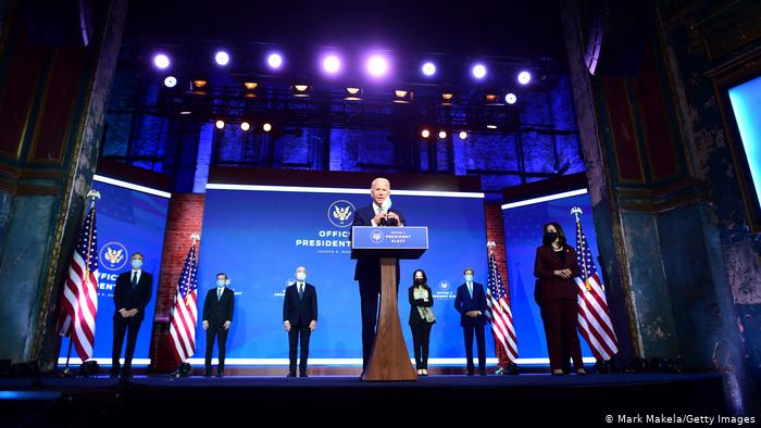 Biden presenta a su equipo de seguridad nacional y de exteriores: “Estados Unidos está de vuelta (…) listo para liderar el mundo”