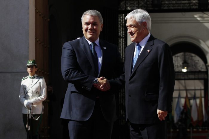 Piñera recibirá este domingo al presidente de Colombia para hablar de COVID-19