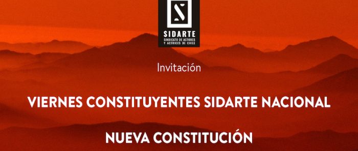 Sindicato SIDARTE revisa el tema de la cultura y la Nueva Constitución en ciclo «Viernes constituyentes»