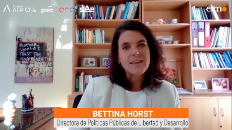 Bettina Horst: "La nueva Constitución debe mantener la exclusividad presidencial en temas de gasto público"
