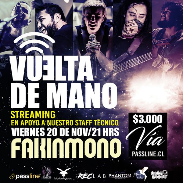 Show «Vuelta de mano» de banda Fakinmono