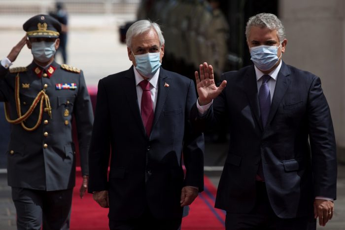 Presidente Piñera encabeza XV Cumbre de la Alianza del Pacífico junto a su homólogo colombiano, Iván Duque