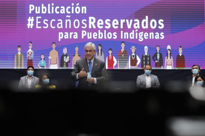 Presidente Sebastián Piñera promulga ley de escaños reservados para pueblos originarios: «Es un reconocimiento a la dignidad, identidad y cultura de nuestros pueblos»