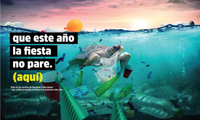 Lanzan campaña para evitar consumo de cotillón y plásticos desechables en fiestas de fin de año