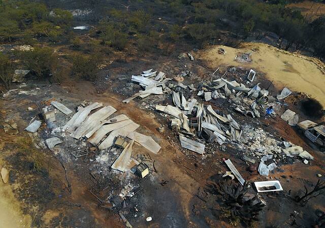 Incendio en Quilpué consume 2.630 hectáreas y 7 viviendas