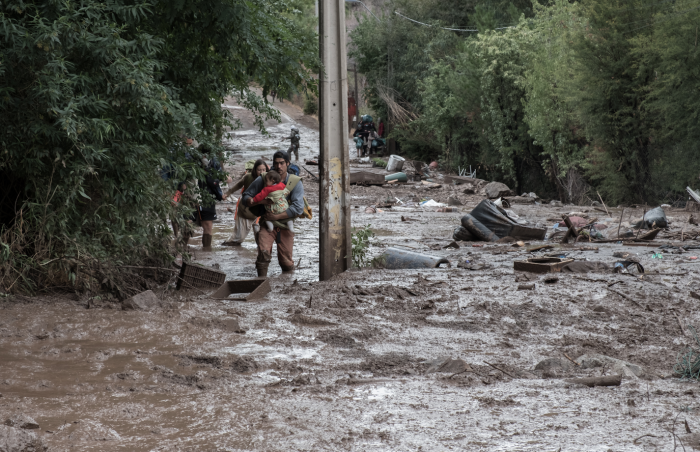 Fotoreportaje: Aluvión en el Cajón del Maipo