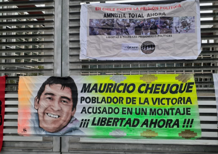 Tribunal absuelve a Mauricio Cheuque tras 14 meses en prisión preventiva acusado de portar una bomba molotov