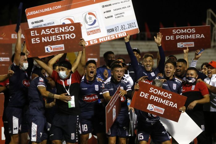 Deportes Melipilla derrotó a Unión San Felipe y ascendió a Primera División del fútbol chileno tras 13 años en Primera B