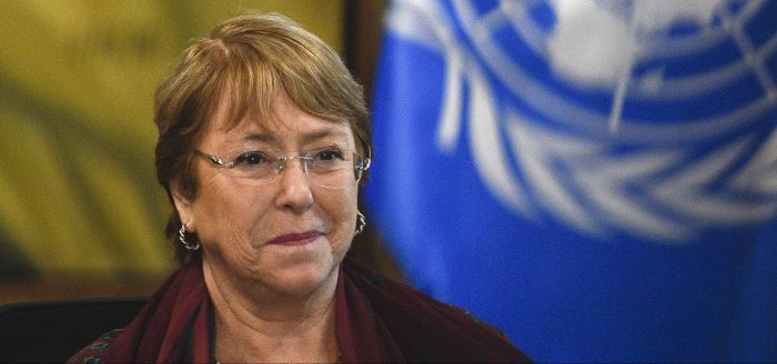 Michelle Bachelet: “No habrá paz ni progreso ni igualdad si las mujeres no tienen los mismos derechos y plena participación”