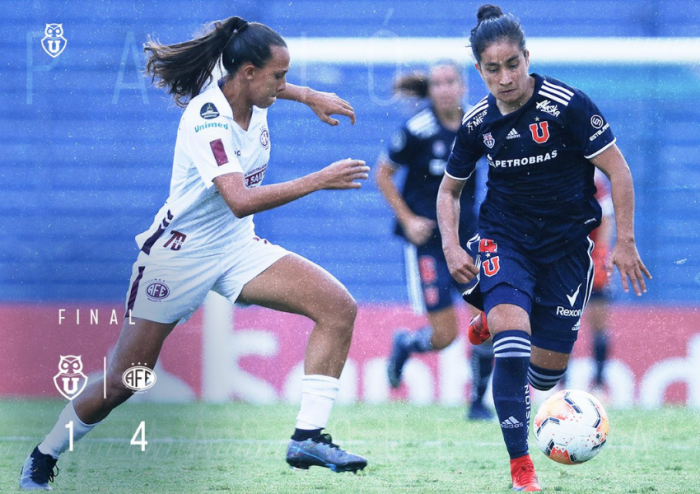 La U cae con un amargo 1-4 ante Ferroviária en Copa Libertadores femenina