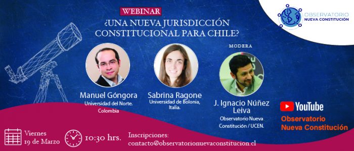 [EN VIVO] Observatorio Nueva Constitución: ¿Una nueva jurisdicción constitucional para Chile?