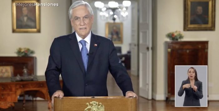 Crítica a las medidas económicas y sociales del Presidente Piñera