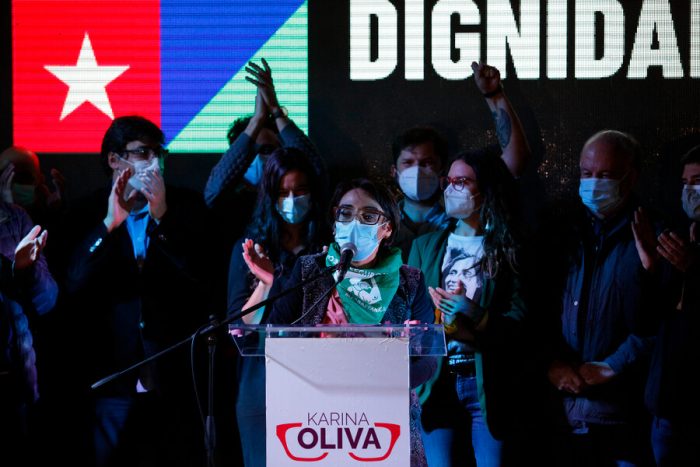 «La gente dijo no más a Sebastián Piñera»: Karina Oliva celebró paso a segunda vuelta por la gobernación de la RM