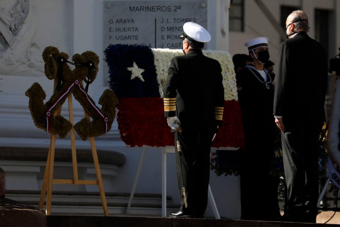Por segundo año en pandemia Armada realiza solemne conmemoración del Día de las Glorias Navales 
