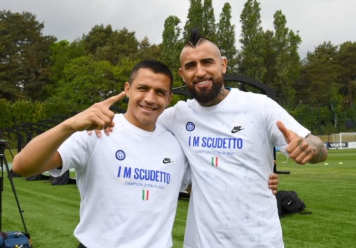 Celebra Alexis Sánchez y Arturo Vidal: Inter festejó la consagración de un nuevo Scudetto tras 11 años