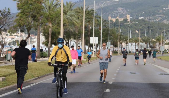 Running, caminata, trekking y bicicleta son los más practicados en banda horaria deportiva