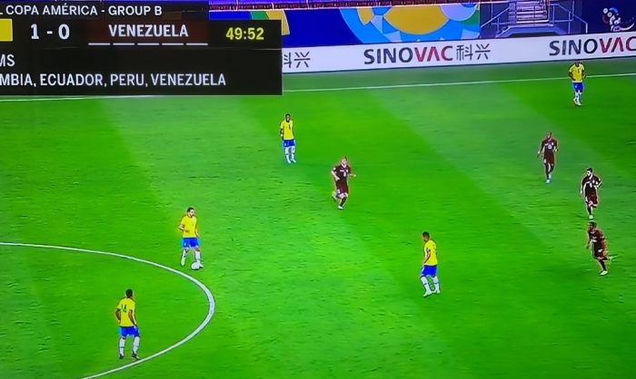 Una farmacéutica en la cancha: la publicidad de Sinovac en la Copa América