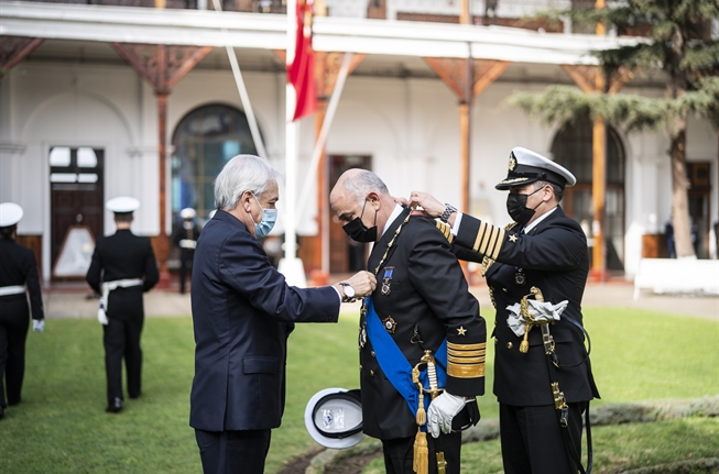 Presidente Piñera encabeza ceremonia de cambio de mando del Comandante en Jefe de la Armada