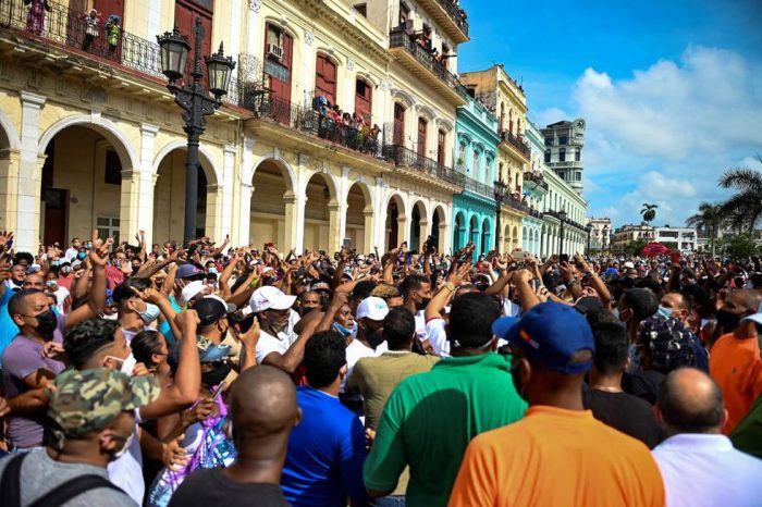 Efervescencia en el Caribe, estallido social en Cuba