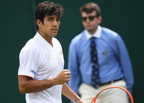 Un sólido Cristian Garín alcanza la tercera ronda de Wimbledon por primera vez