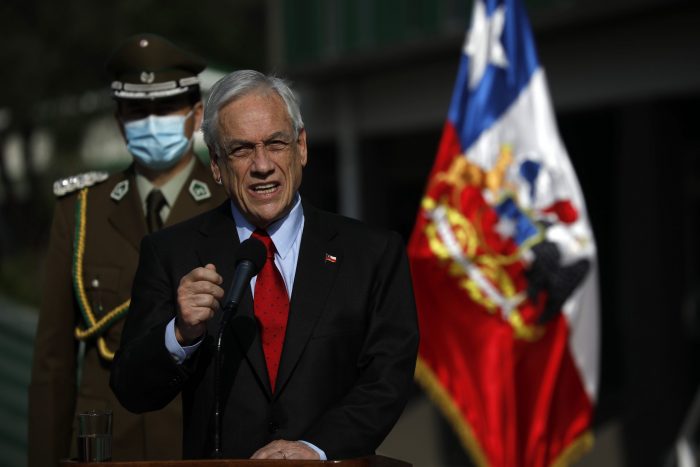 Presidente Piñera emplazó al Congreso a aprobar agenda de seguridad