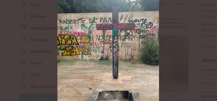 UDI se querellará por daños a tumba de Jaime Guzmán y presentará demanda civil contra el cementerio