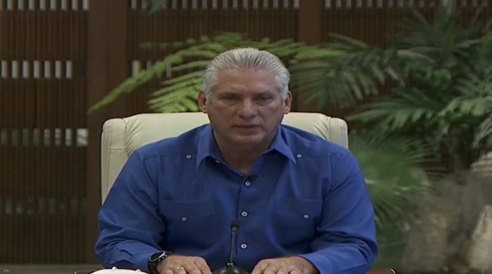 Protestas en Cuba: presidente Díaz-Canel asegura que las movilizaciones buscan «fracturar la unidad del pueblo» y que había «delincuentes»