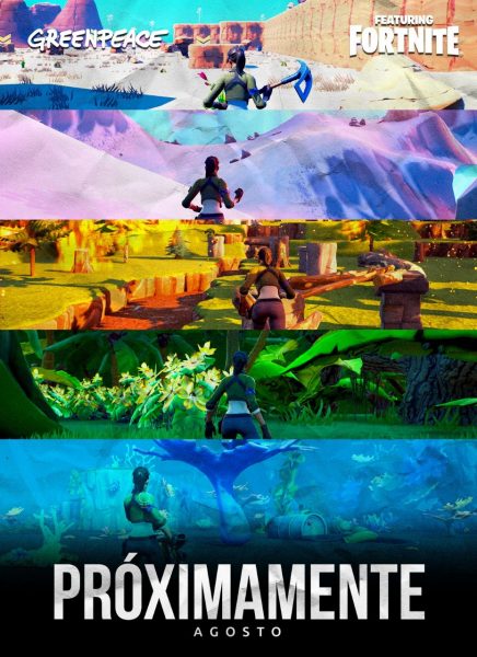 Greenpeace lanza campaña en modo Fortnite para tomar conciencia en el día del agotamiento de los recursos naturales