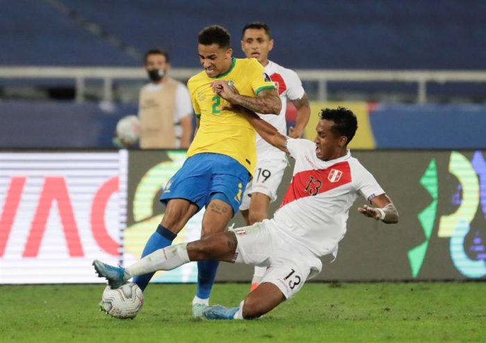 Brasil vence por la cuenta mínima a Perú y avanza a la final de la Copa América