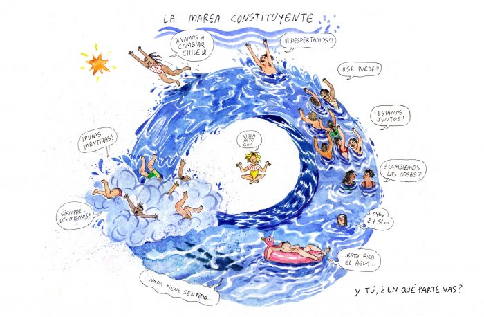 Ilustradora Sol Díaz reflexiona sobre las dudas y apoyos de la Convención