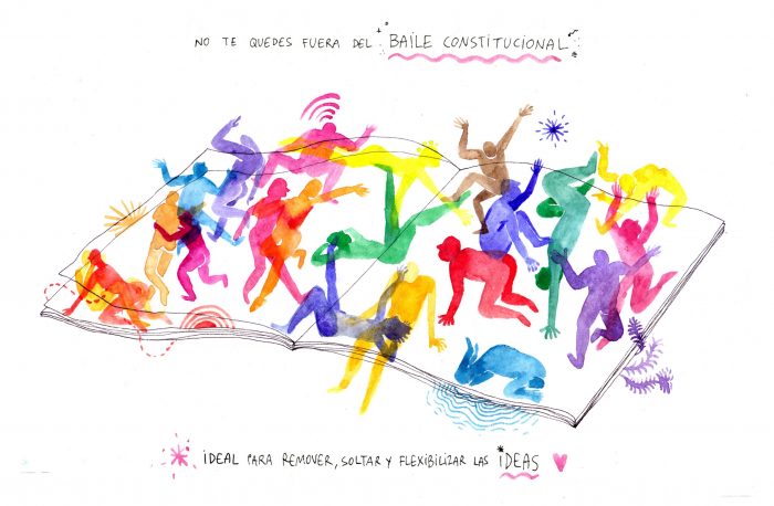 Ilustradora Sol Díaz y su “baile constitucional” por la Convención