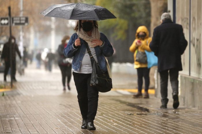 Sistema frontal traerá lluvias para Santiago y la zona central del país la próxima semana