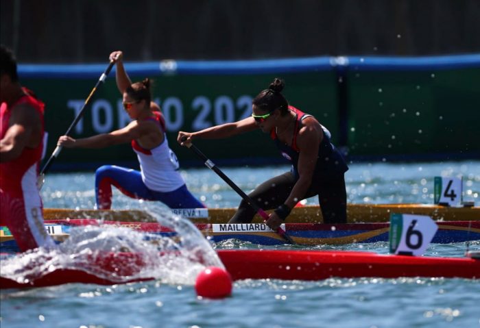 María José Mailliard cumplió con las expectativas y se inscribió en las semifinales de canotaje de los Juegos Olímpicos de Tokio 2020