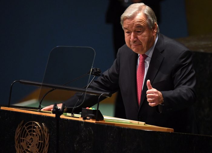 António Guterres da la alarma en la Asamblea General de la ONU: «El mundo nunca ha estado tan amenazado»