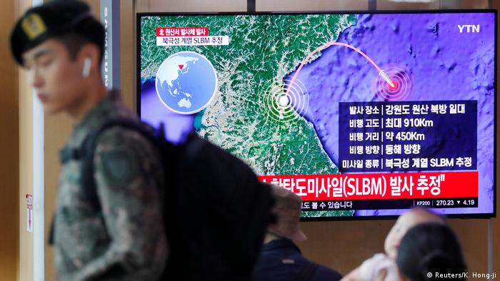Corea del Sur responde a Corea del Norte con misil balístico lanzado desde submarino