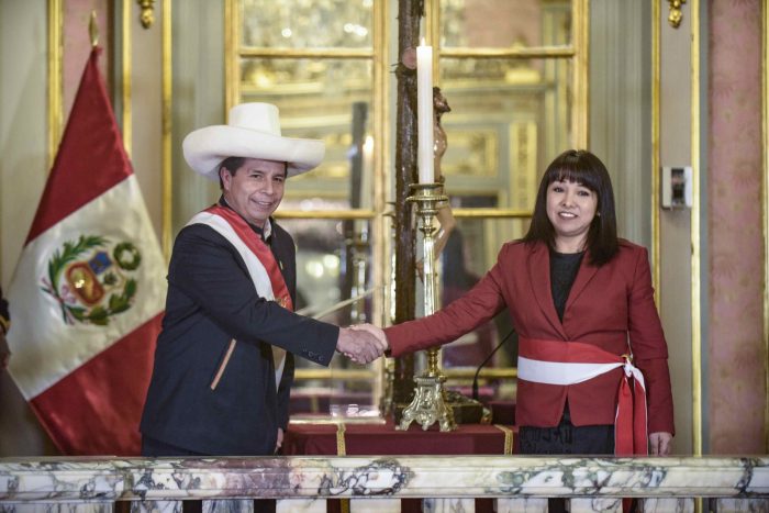 Presidente Castillo reforma el Gobierno de Perú con Mirtha Vásquez como primera ministra