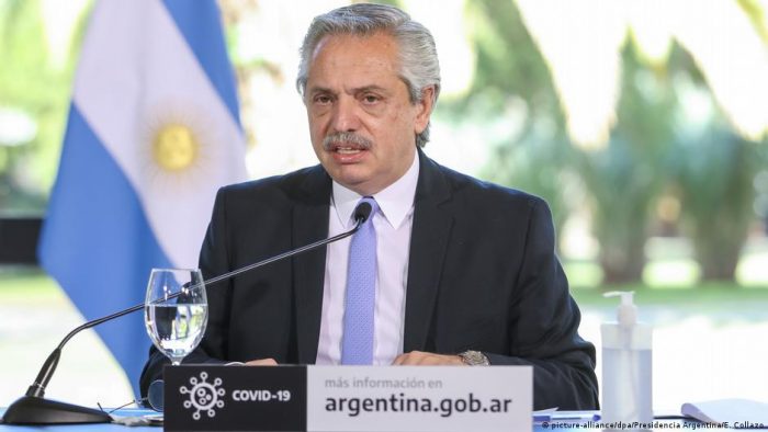 Alberto Fernández dice que «Argentina no se va a arrodillar ante el FMI»