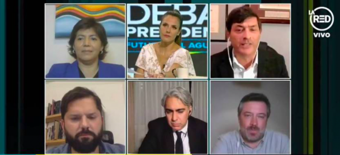 Candidatos presidenciales presentaron sus propuestas en debate por el futuro hídrico de Chile